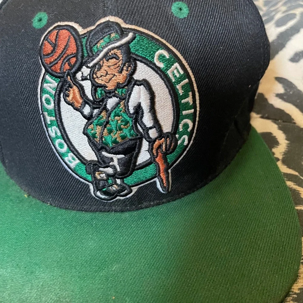 Boston Celtics‎ Mitchell & Ness NBA Adjustable Snapback Hat Cap Leprechaun
